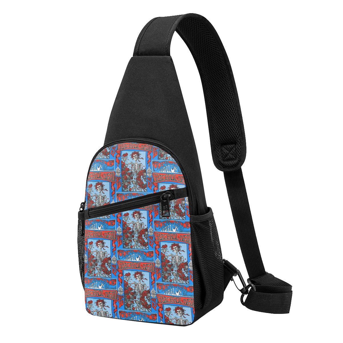 Grateful Dead Rock Band Chest  - огляд і ціна Sling Backpack Shoulder