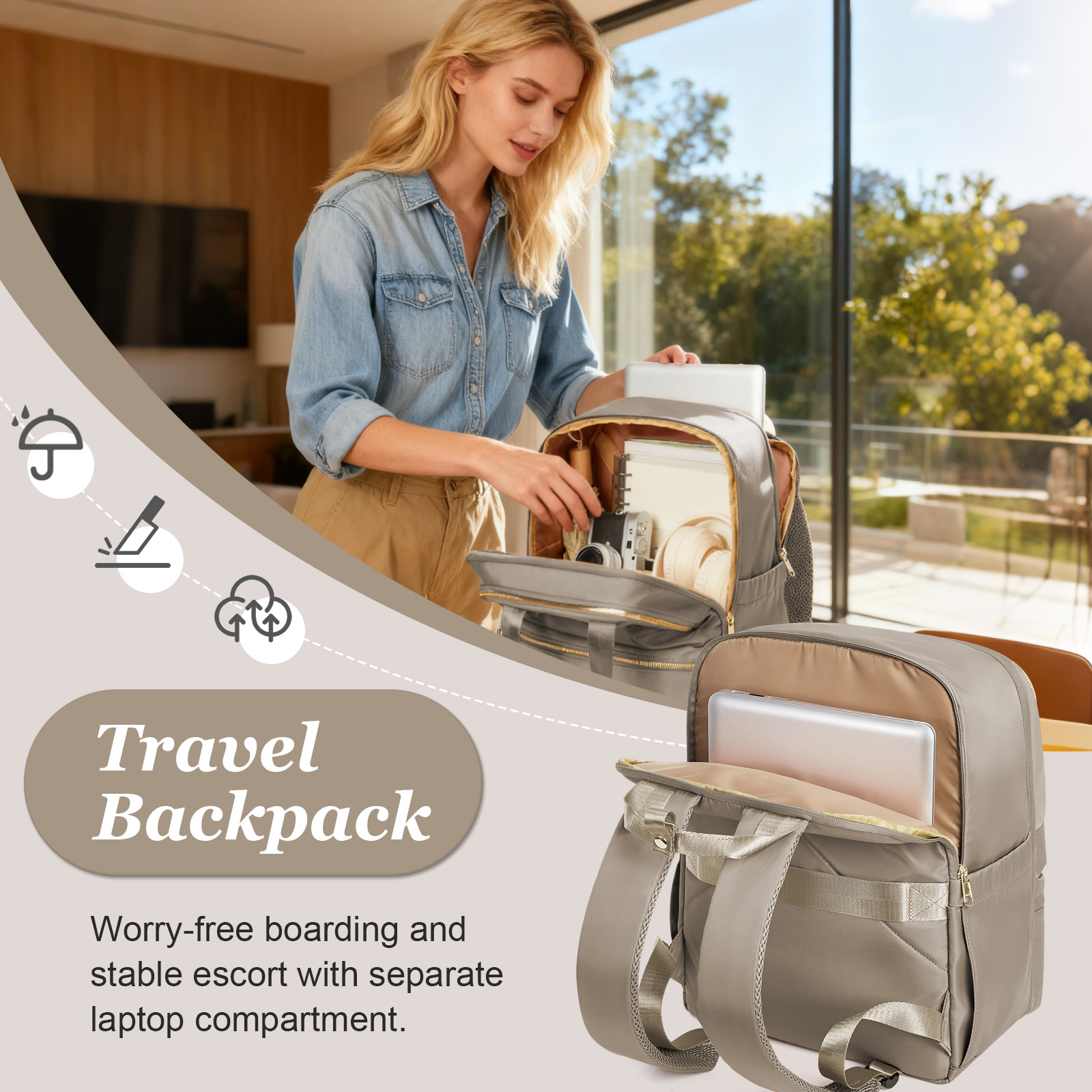 Ryanair 40x30x20 Travel Backpa - огляд і ціна Canvas Backpack Casual