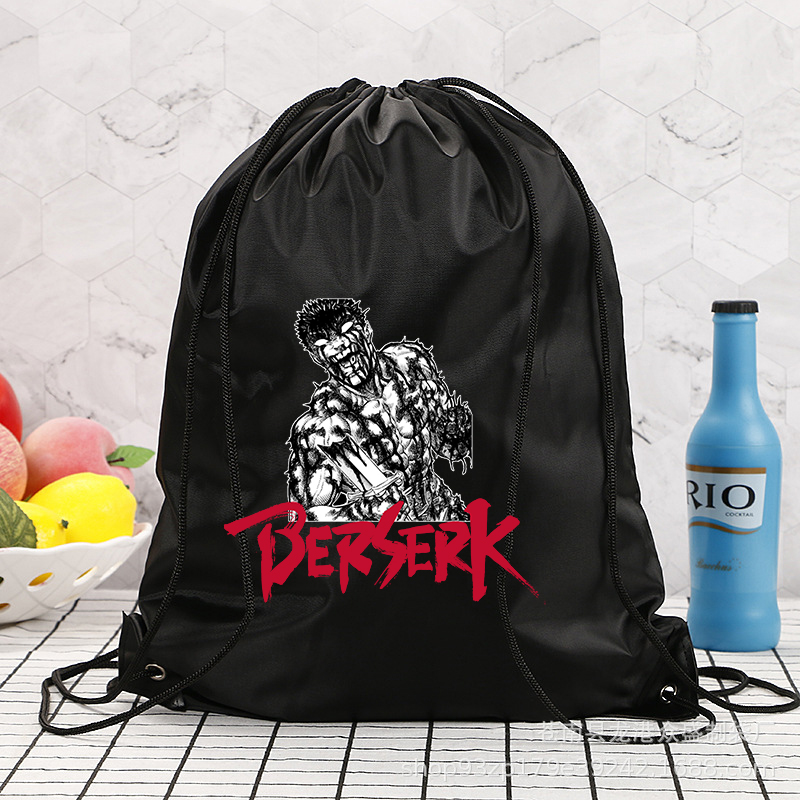 Japanese Anime Berserk Drawstr - огляд і ціна Drawstring Gym Bag