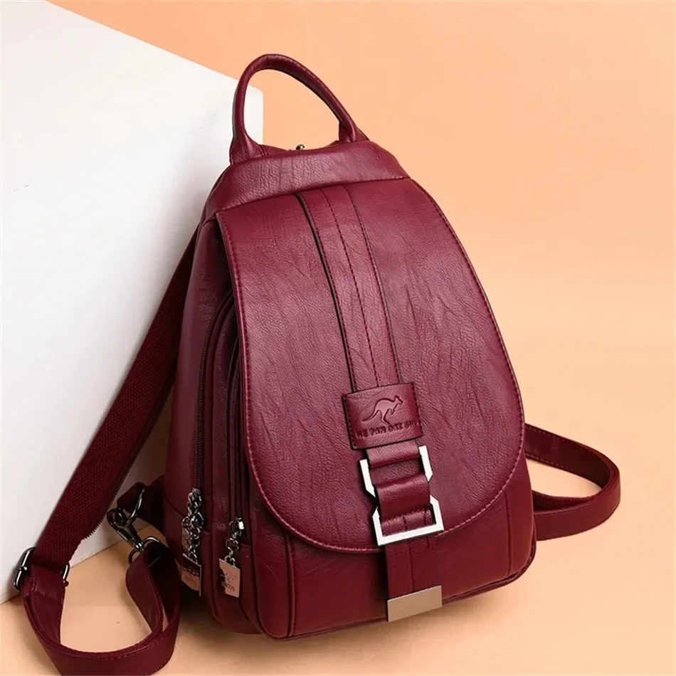 Multifunctional Women Leather  - огляд і ціна School Backpack Teen