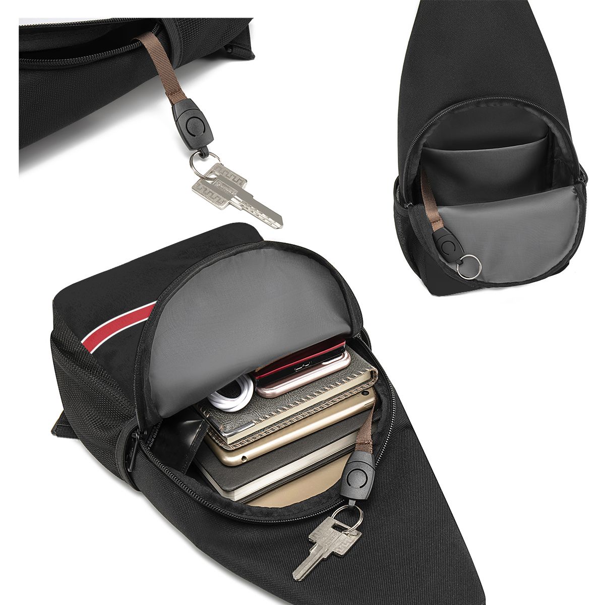 N7 Logo Chest Bag Men Sling Cr - огляд і ціна Sling Backpack Shoulder