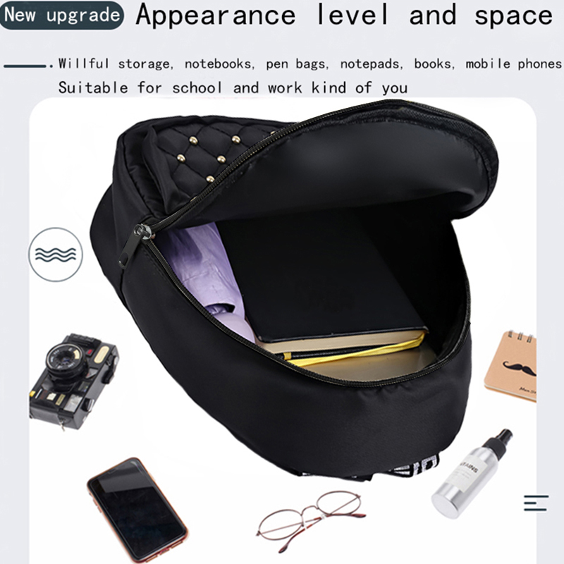 Chic Stylish Studded Backpack  - огляд і ціна Canvas Backpack Casual